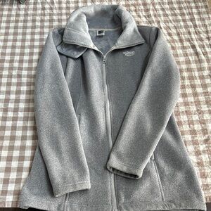 The North Face Women's Gray Fleece Jacket Size Large